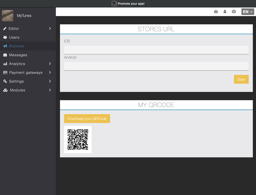 Promote Screen